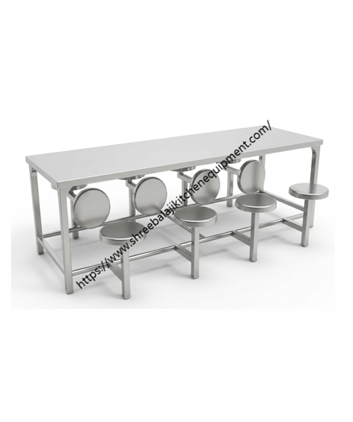 Canteen Dining Table Eight Seater 